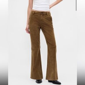 GAP Corduroy High Rise Flare Pants